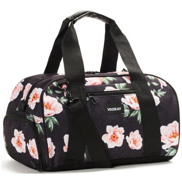 vooray Handbags - Vooray Burner Gym Bag - Rose Black
